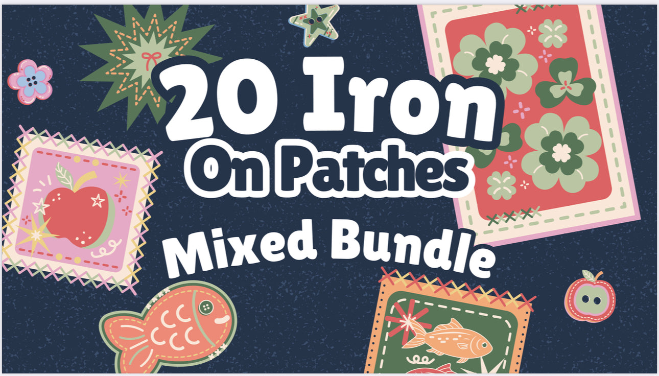 20 Mixed Patch Bundle