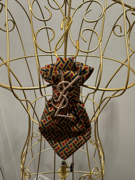 Gold Blue and Red Pattern