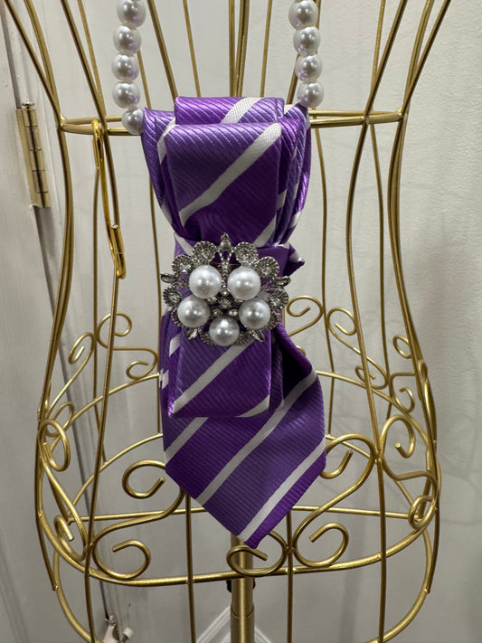 Lavender Pearl Stripe