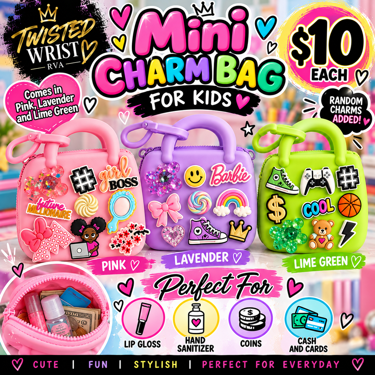 Mini Charm Bags