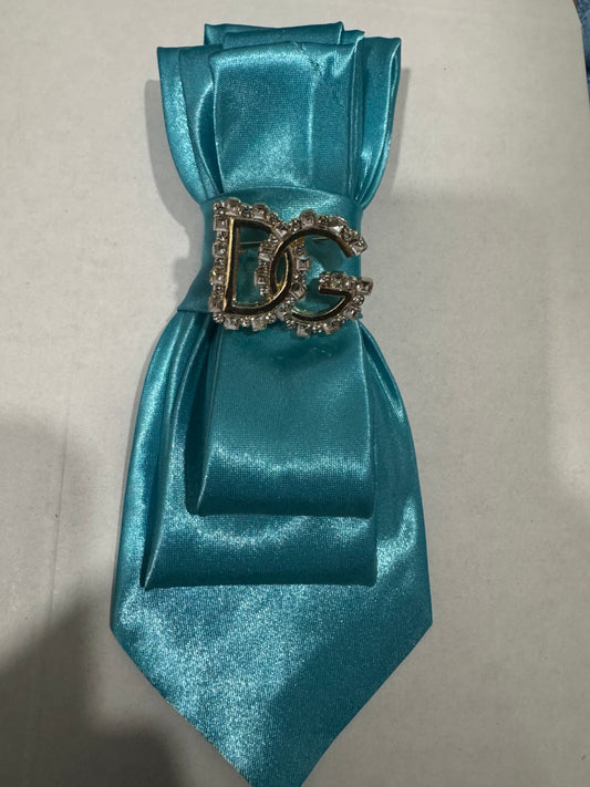 Teal Twisted Tie