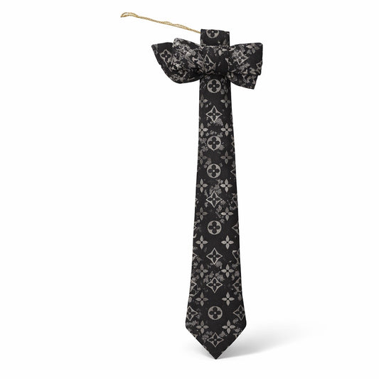 Black and White Bow Necktie