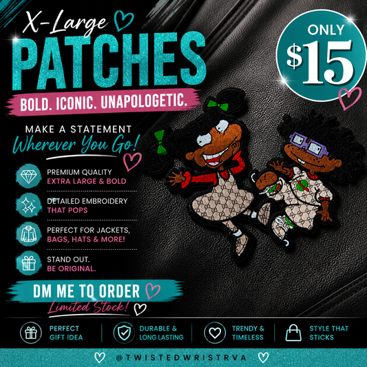 2 XL Kids Patches