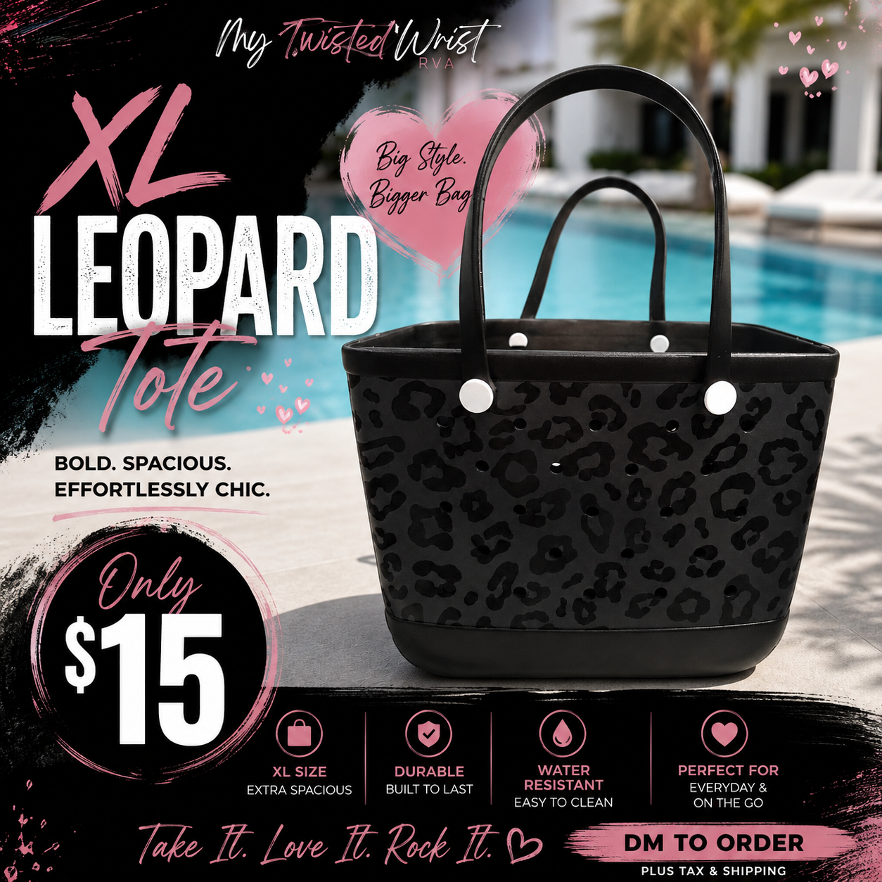 XL LeopardTote