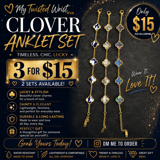 Clover Anklet Set (2)