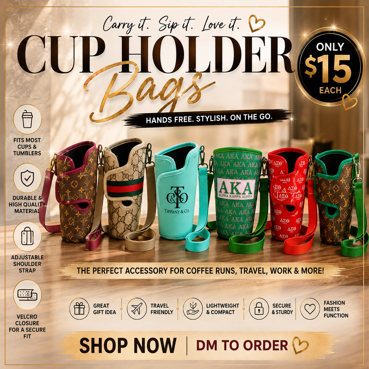 Cup Holder Bags