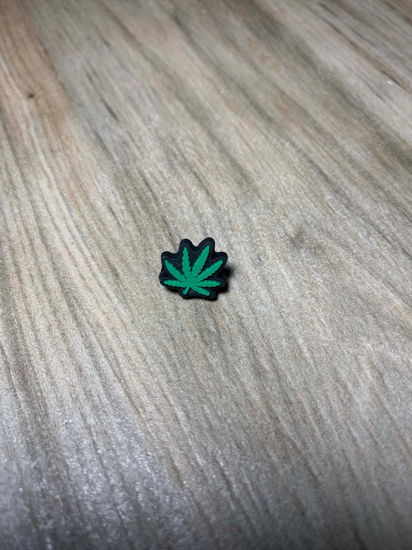 Cannabis Leaf Watch Charm