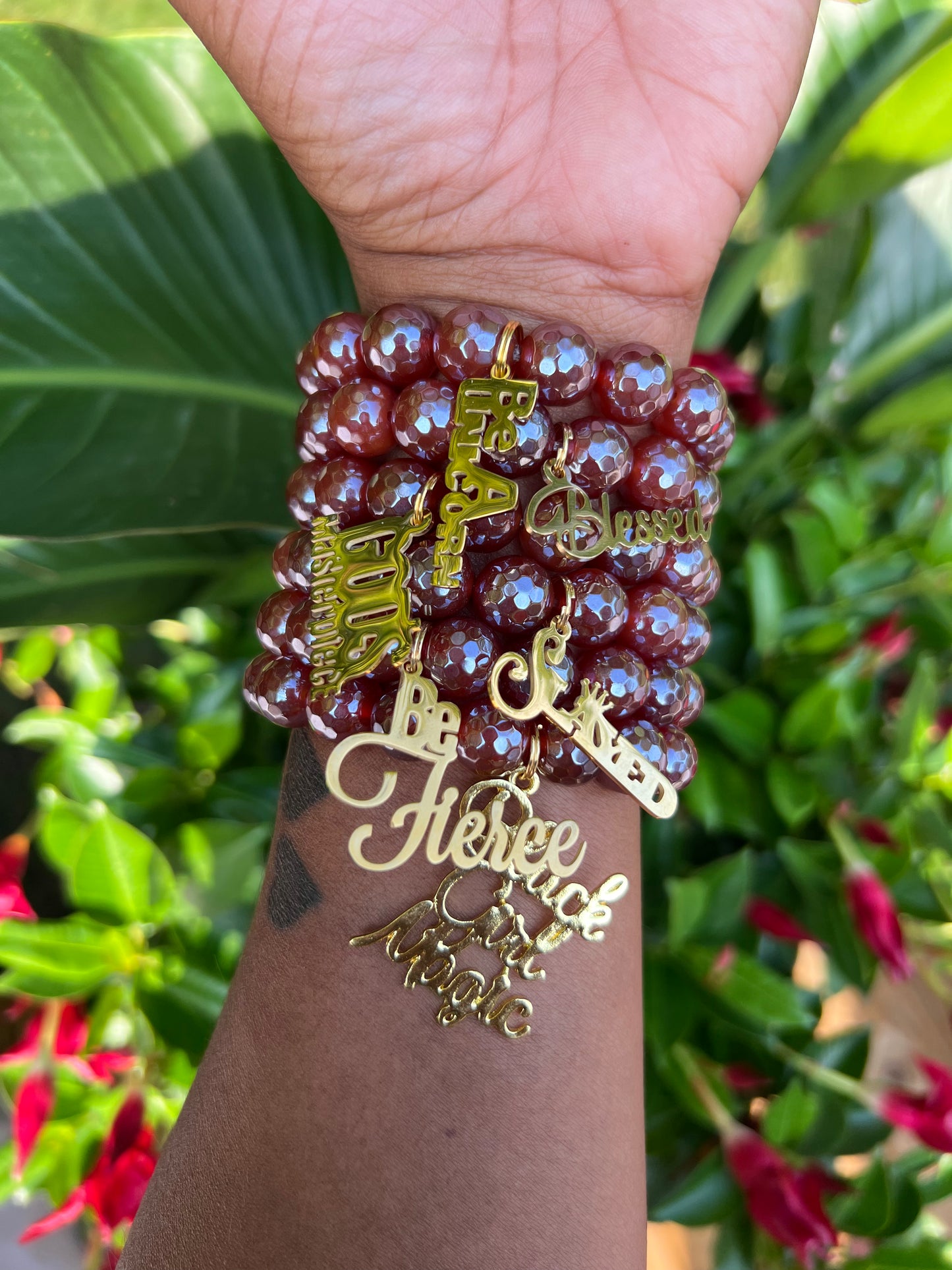 Burgundy & Gold